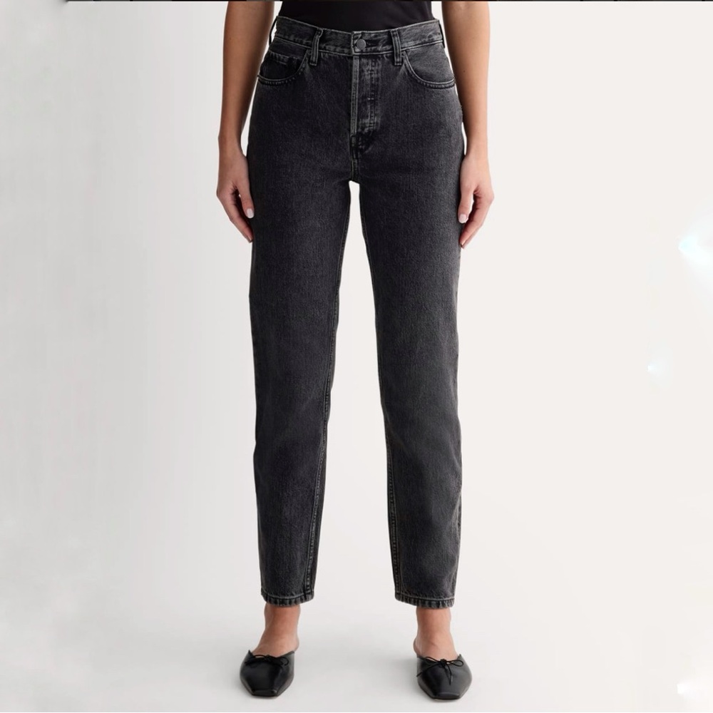 Everlane The Curvy 90s Cheeky Straight Classic Black Women's Jeans New